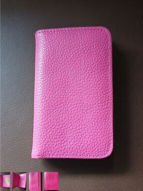 Buxton Pink Pebbled Flip Wallet Phone Case